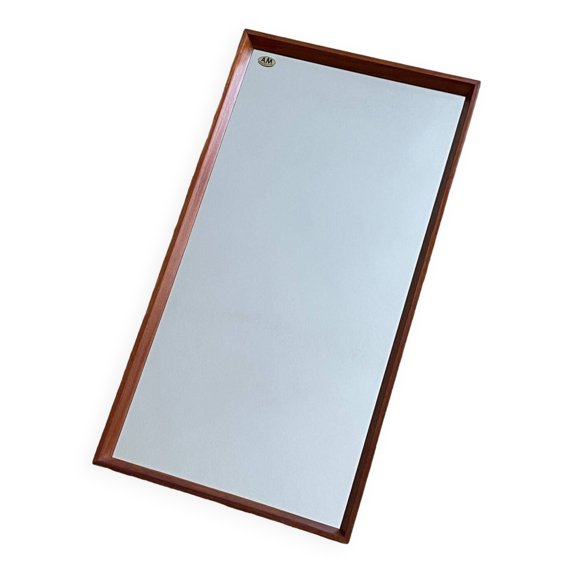 Danish Teak Wall Mirror 1960s