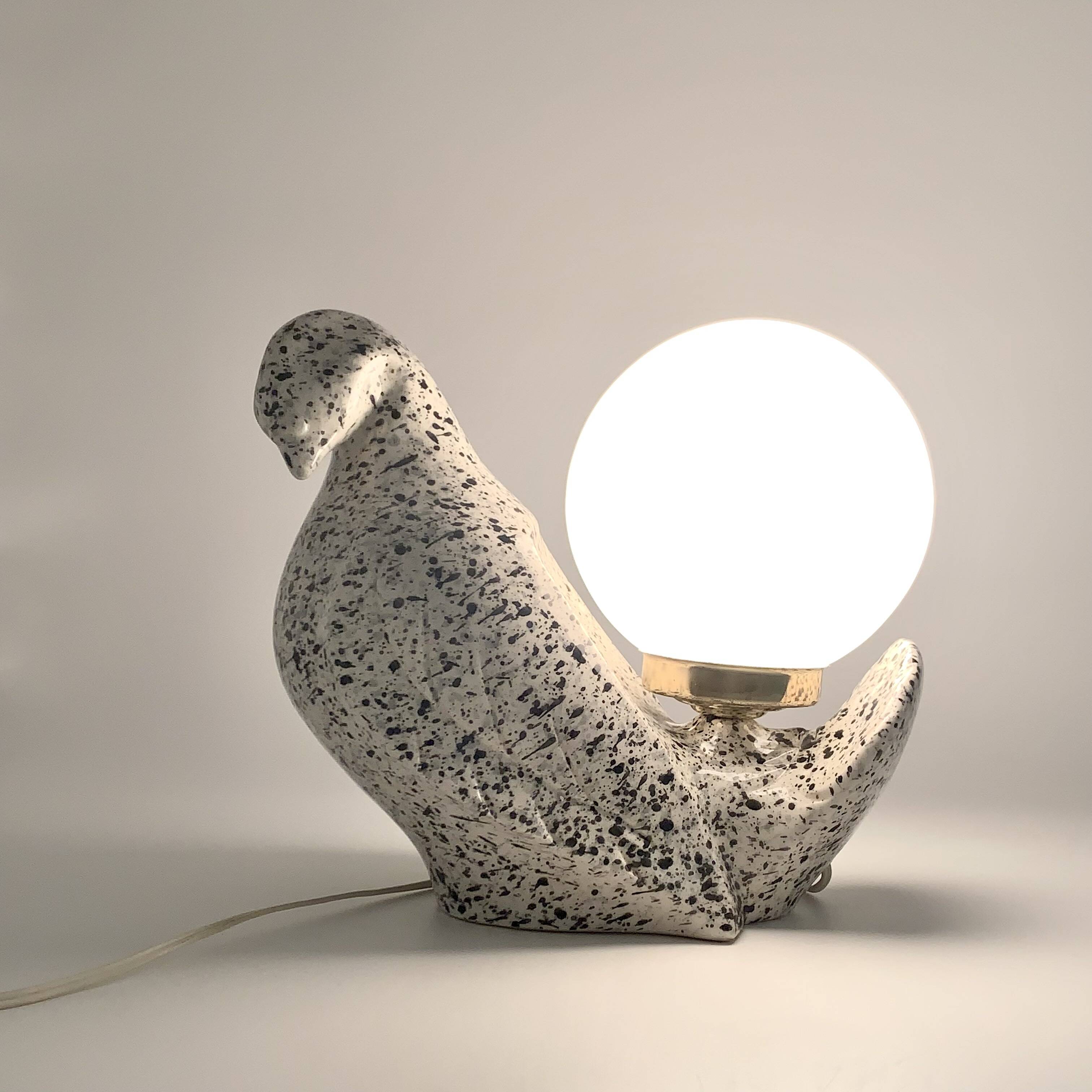 Vintage bird lamp, 1970
