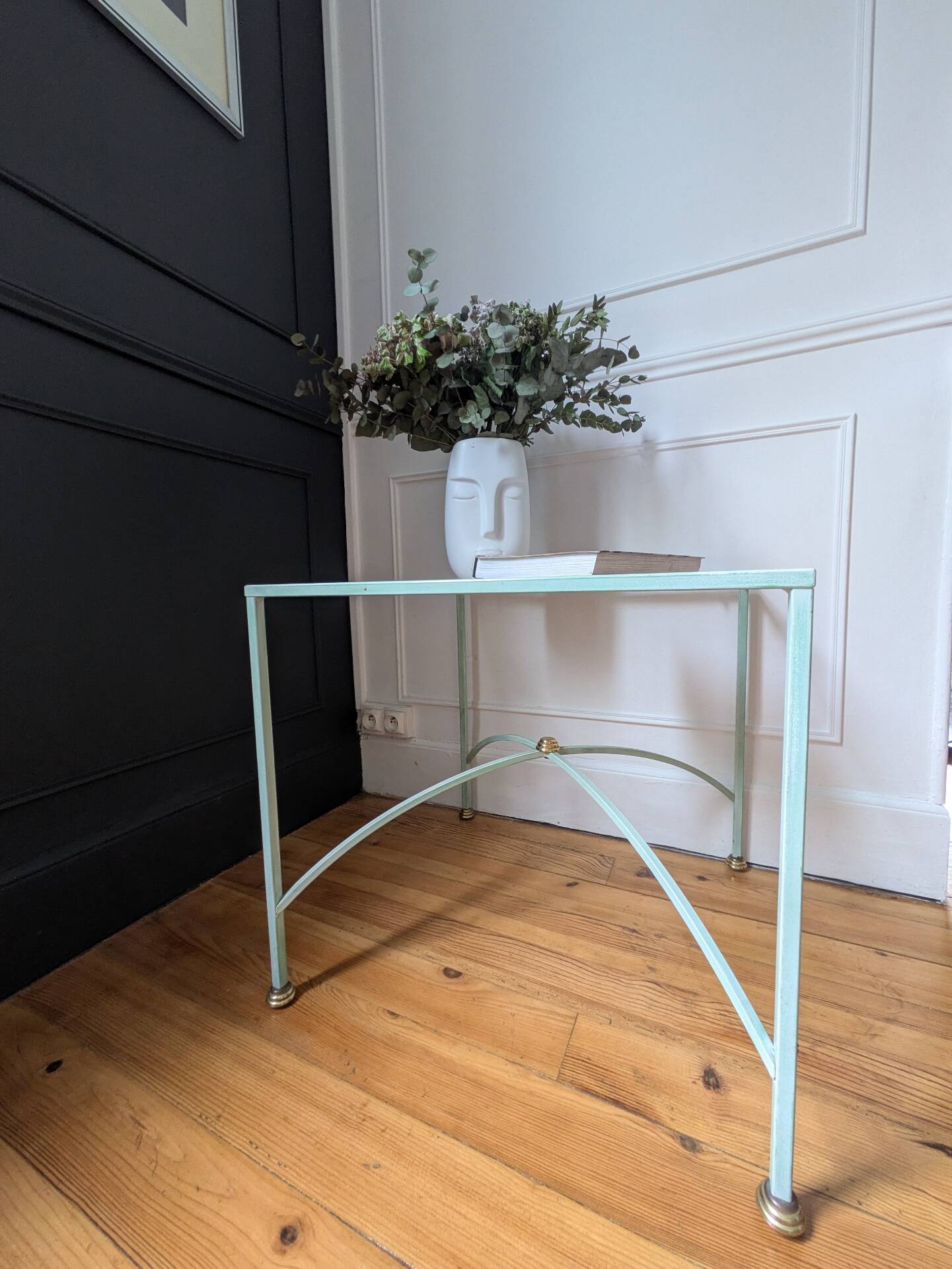 petite table vintage fer forgé.