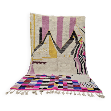 Tapis berbère fait main en laine 2.5 x 1.5 m