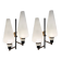 Pair of large Italian wall lights, 1950s