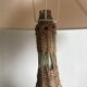 Lampe en osier Provence 1960s