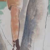 Jean Burkhalter - Portraits of Children gouache on paper - 1940 - direct workshop