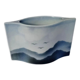 Vase en porcelaine Virebent - Yves Mohy