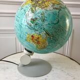 globe terrestre lumineux design scandinave Made in Denmark 1976