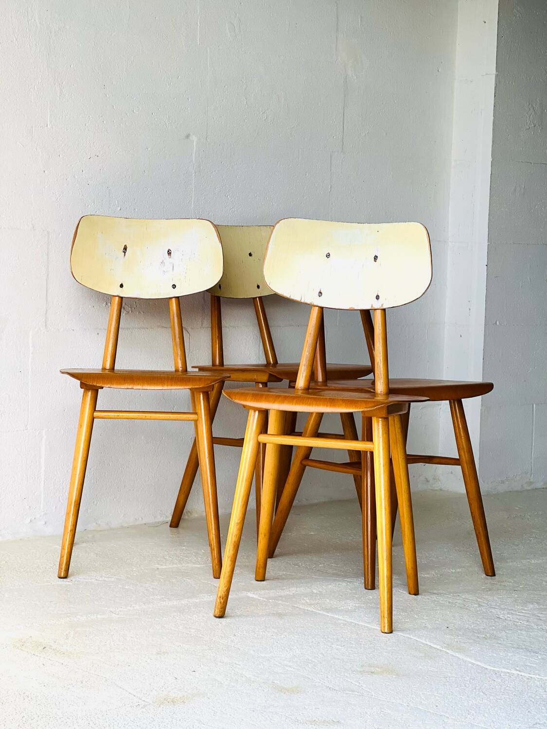 Dining Chairs by TON, 1960’