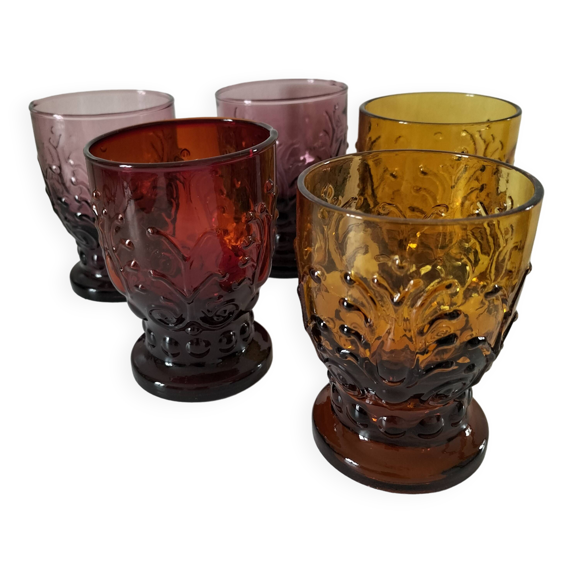 5 stylish glass cups