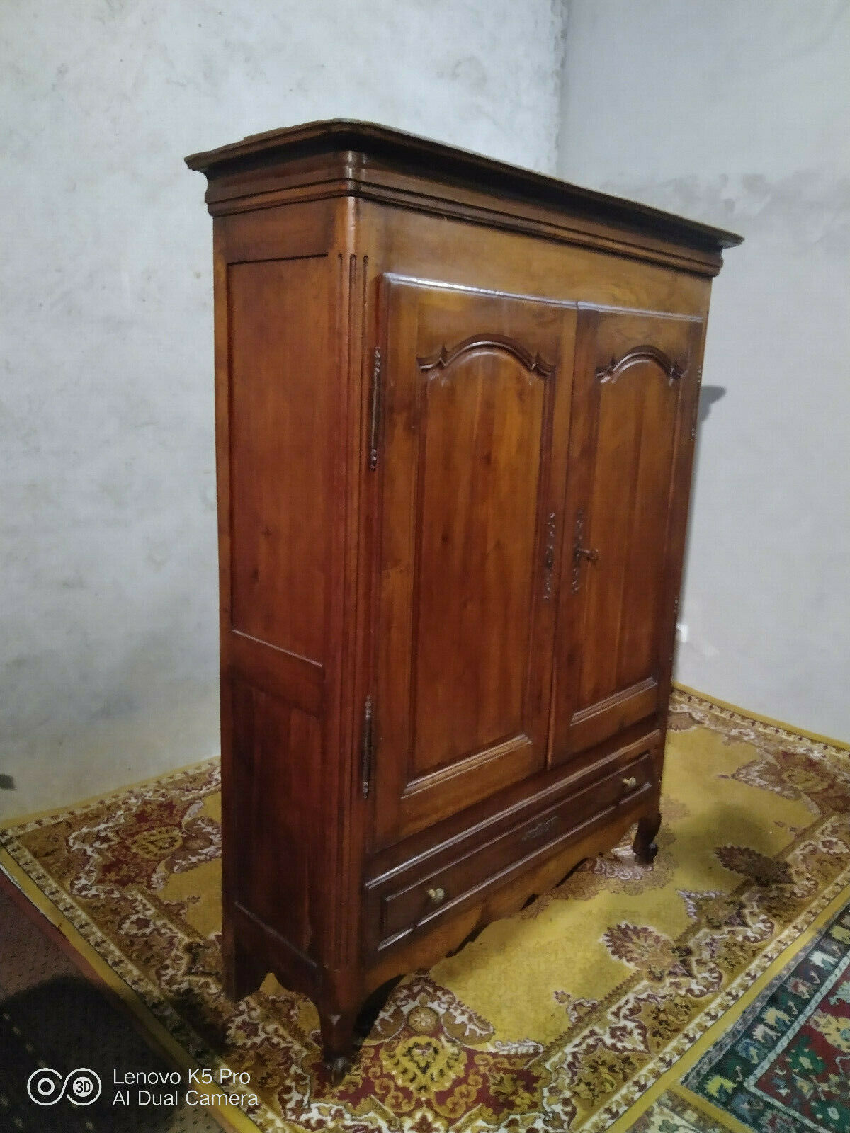 Louis XV oak cabinet