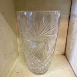 Bohemian crystal vase
