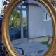 Oval mirror Louis xv period 19th century