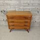 Vintage chest of drawers with tapered legs