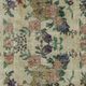 Vintage Turkish Carpet Floral Beige Green 194 x 109 cm