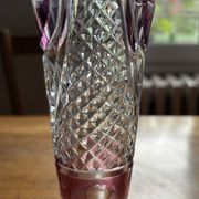 Vase en christal de bohème
