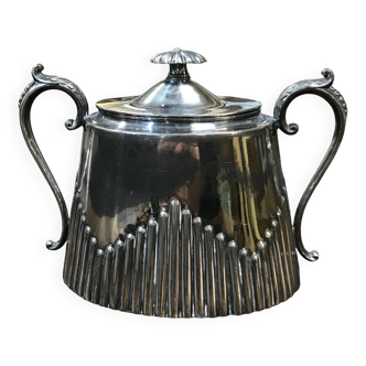 English silver plated sugar bowl