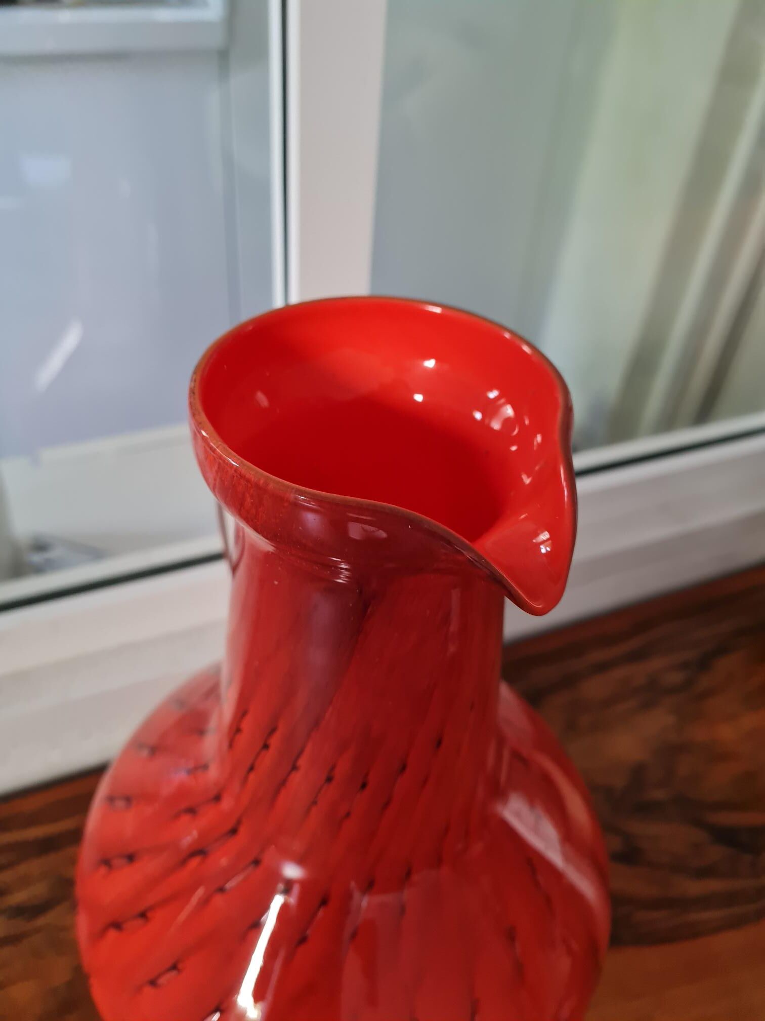 Murano red vase