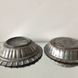 2 Ottoman  antique  plates bowls copper tin coated