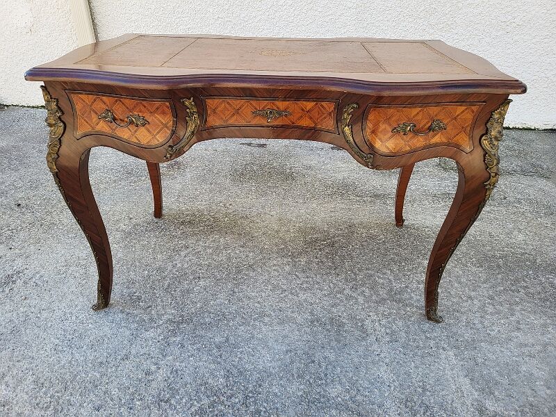 Rosewood desk louis xv