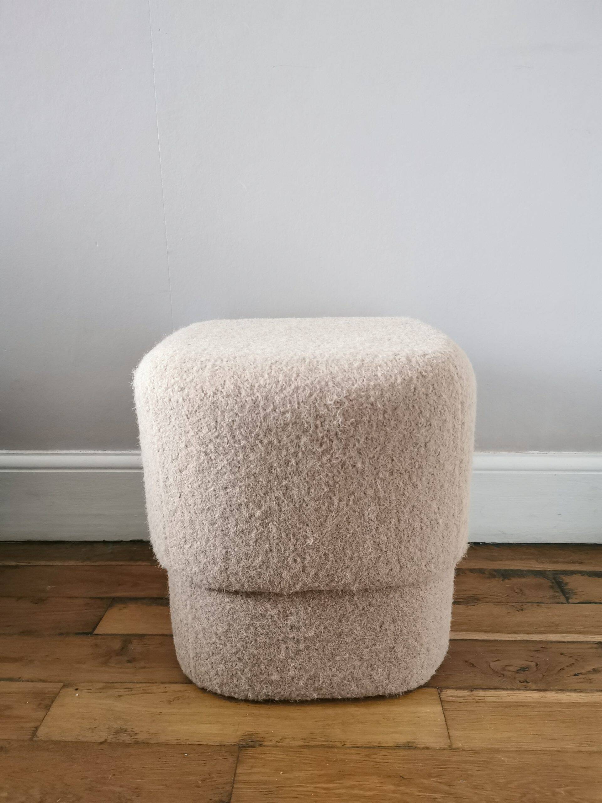 Sand fabric stool