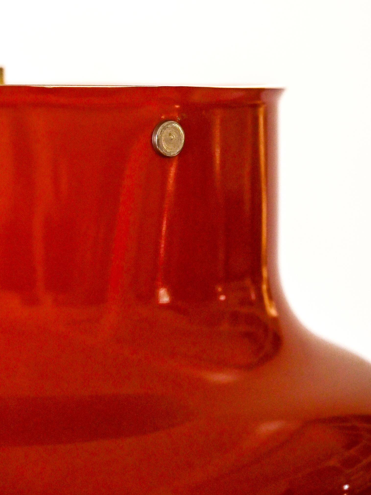 Swedish “Bumling” red pendant lamp by Anders Pehrson