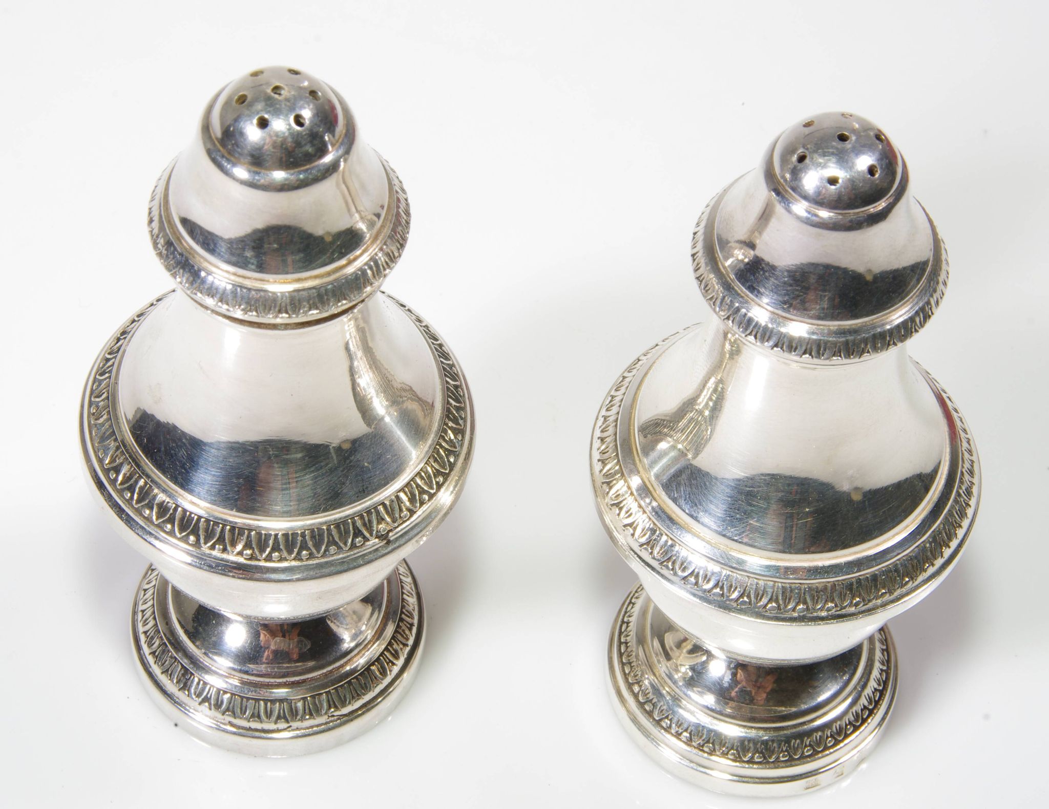 SALT AND PEPPER SHAKER FRENCH GOLDSMITH D.CREGUT PARIS