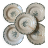 Lot 5 assiettes