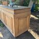 Exceptional antique counter 220 cm