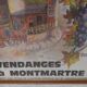 Poster under glass harvest a montmartre 1981 artist galvan