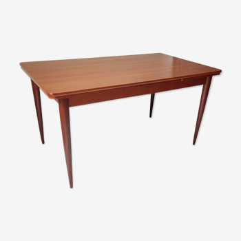 Table scandinave teck 8-12 pers année 60