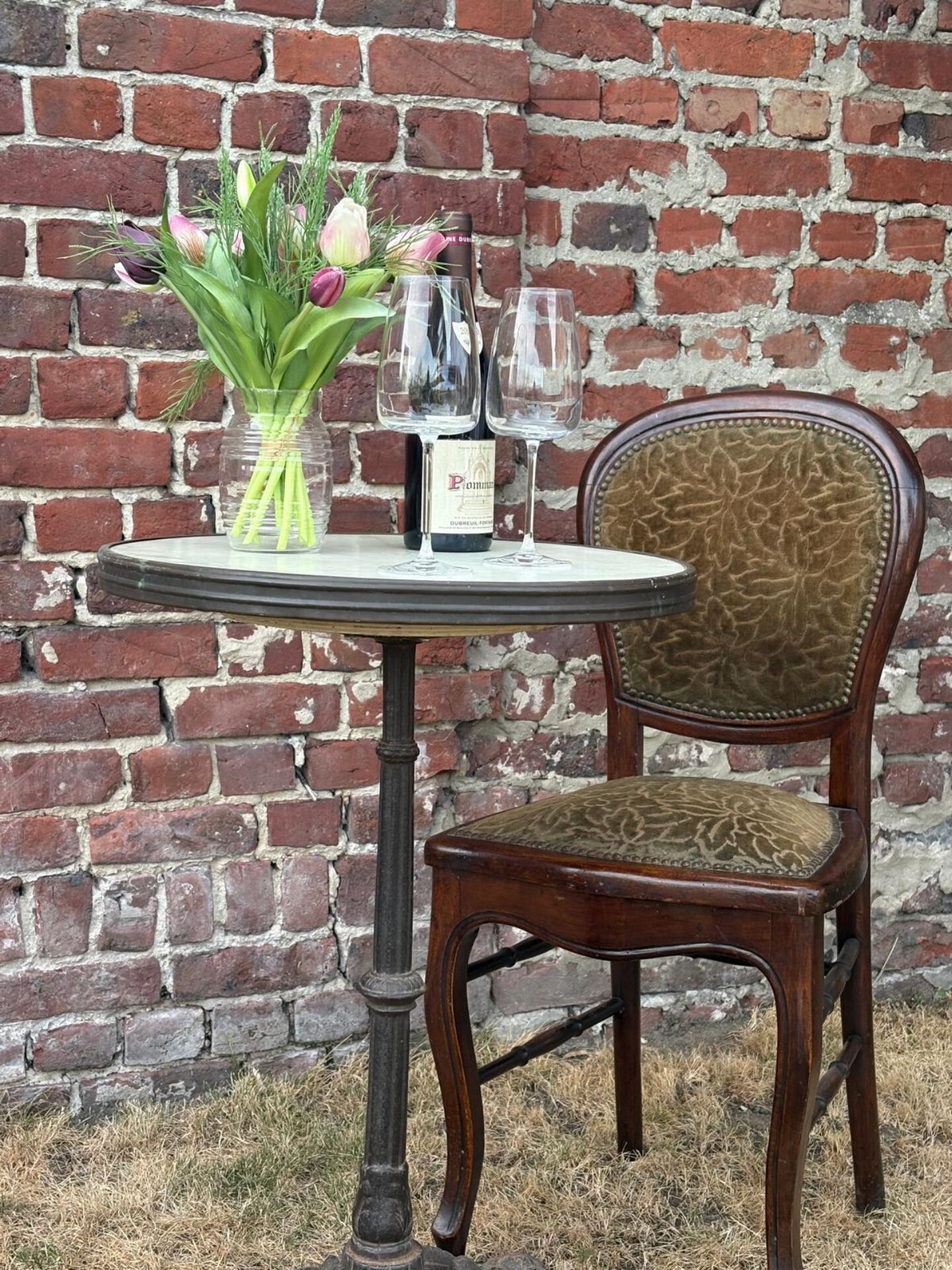 Table de bistrot ancienne