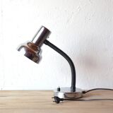 Vintage chrome metal desk lamp - Table lamp - 1960s.