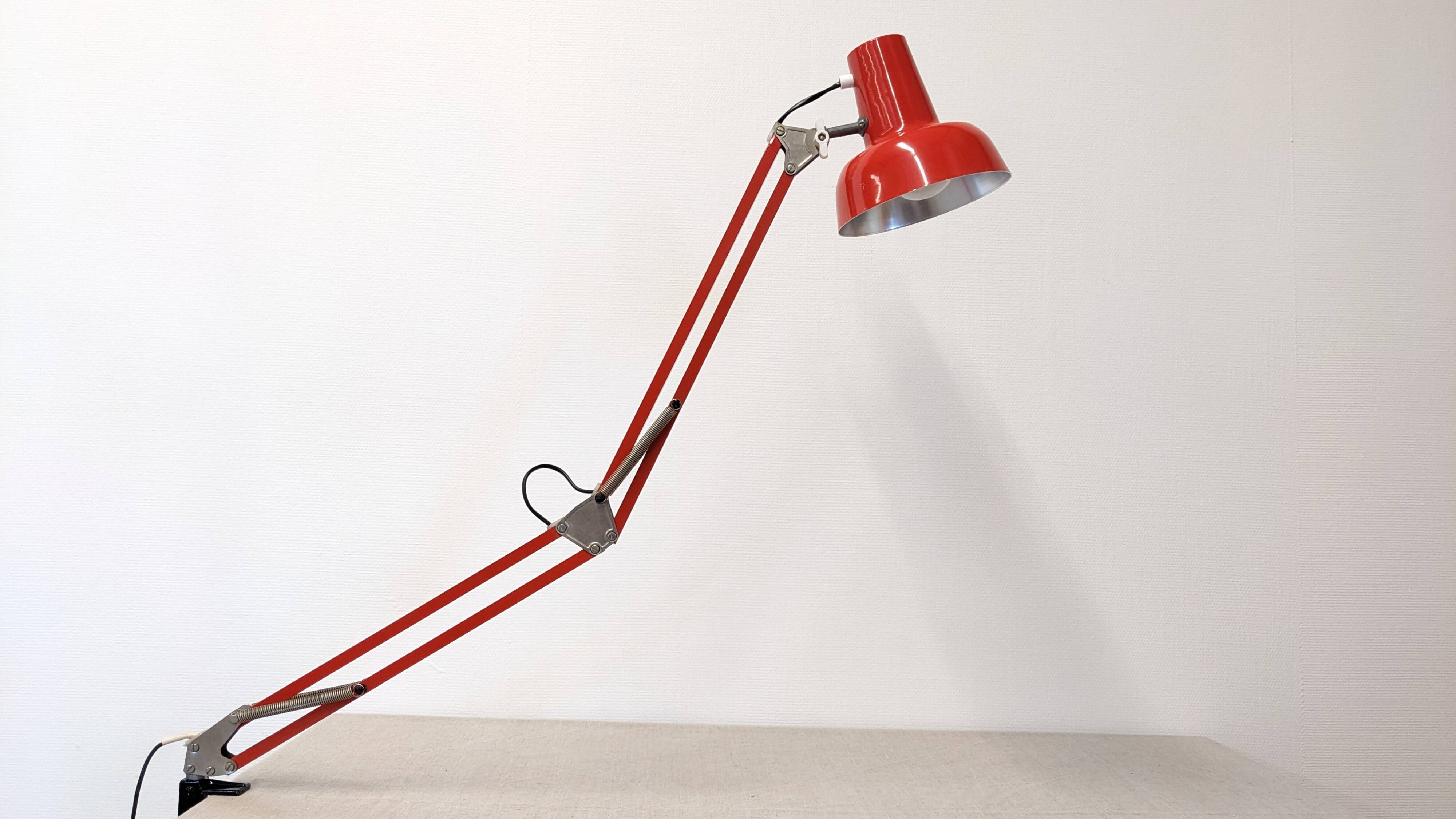 Lampe d'architecte, de bureau articulée, France vers 1970