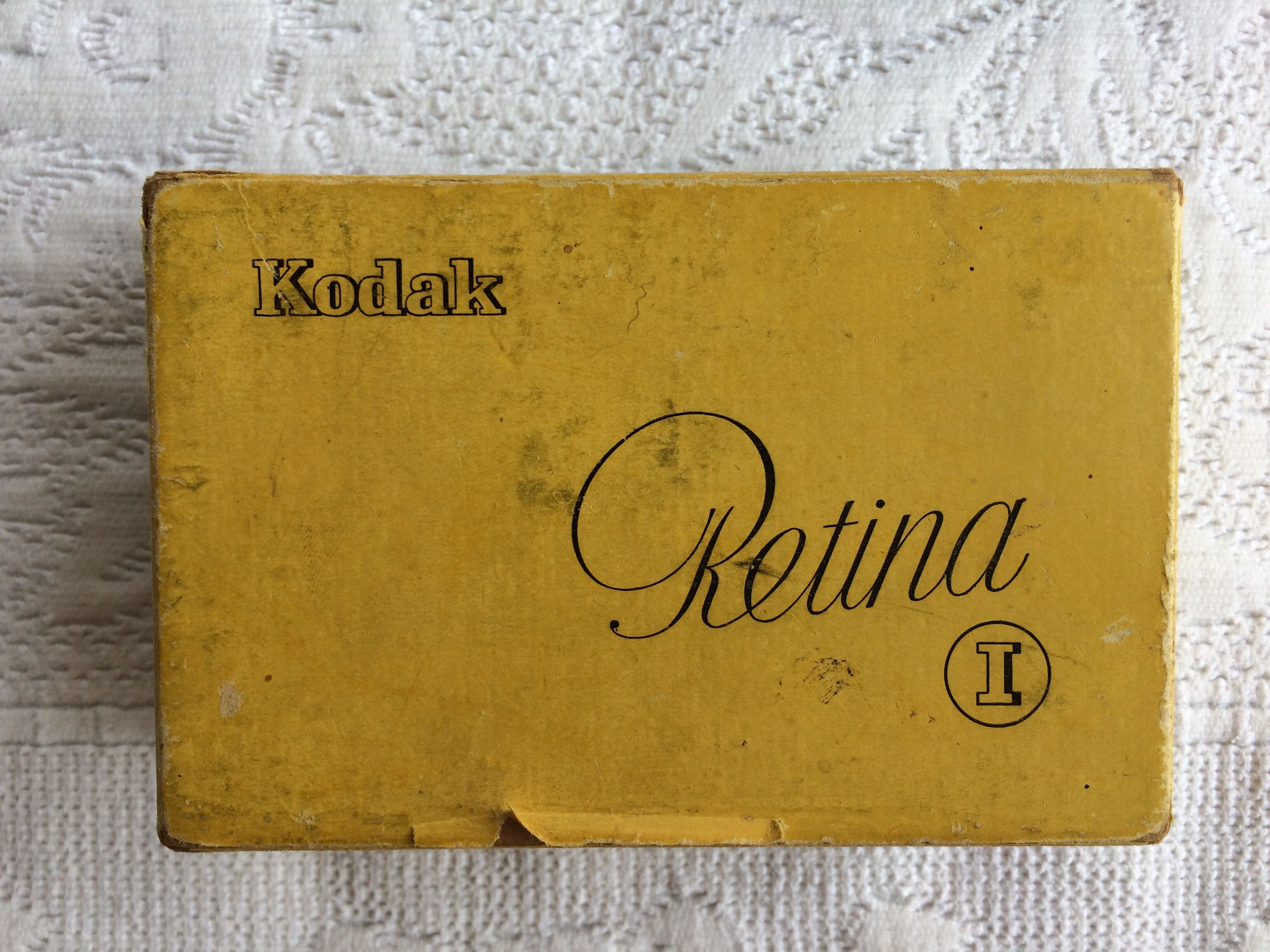 Kodak retina i compur shutter 50 mm f: 3.5 objective satin chrome finish Germany