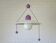 Vintage Purple Pendant Light /  Memphis Style Y2K Hanging Lamp