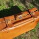 Valise vintage marron clair