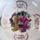 Set of 13 plates with Japanese motifs in real Limoges porcelain