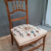 Upholstered low chair