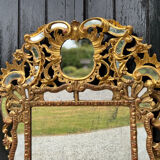 Baroque style mirror in carved and gilded wood, Austro-Hungarian Empire, early 19th century