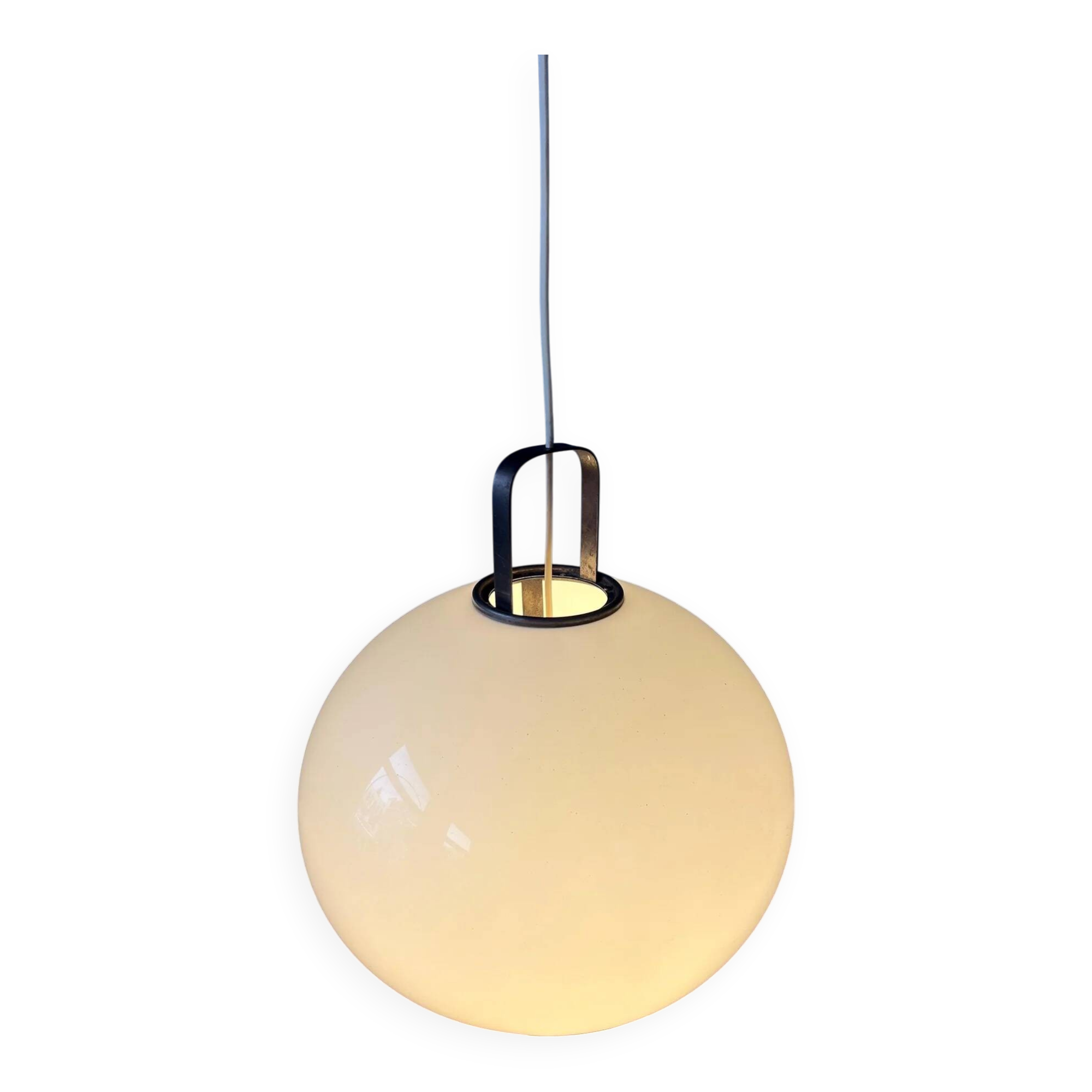 Vintage Guzzini inspired mushroom pendant lamp