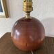 Lampe bois, câble tissu 200 cm