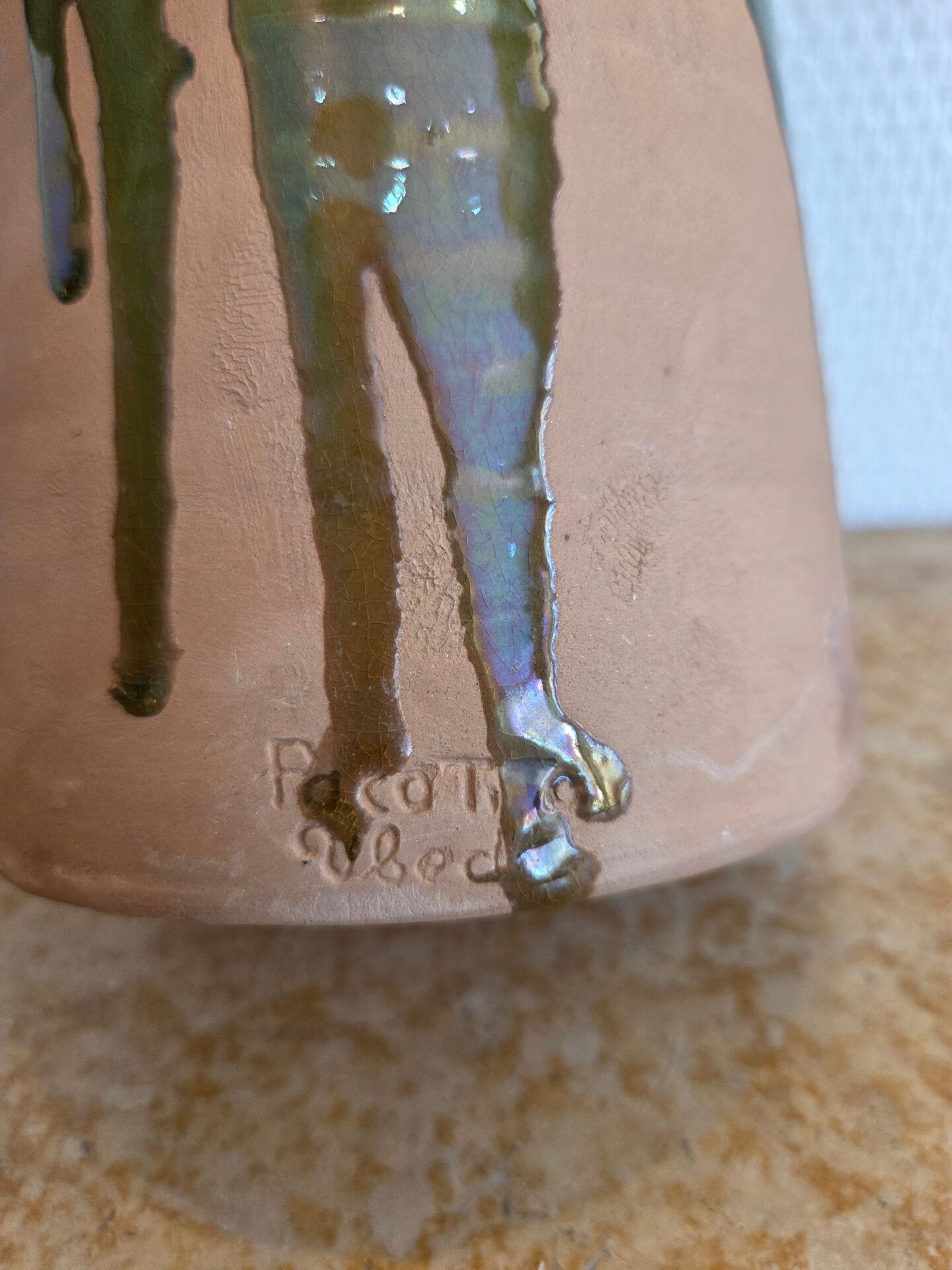 Terracotta jug