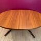 Rosewood dining table has 2 lengths Baumann Scandinavian style M-belfabrik