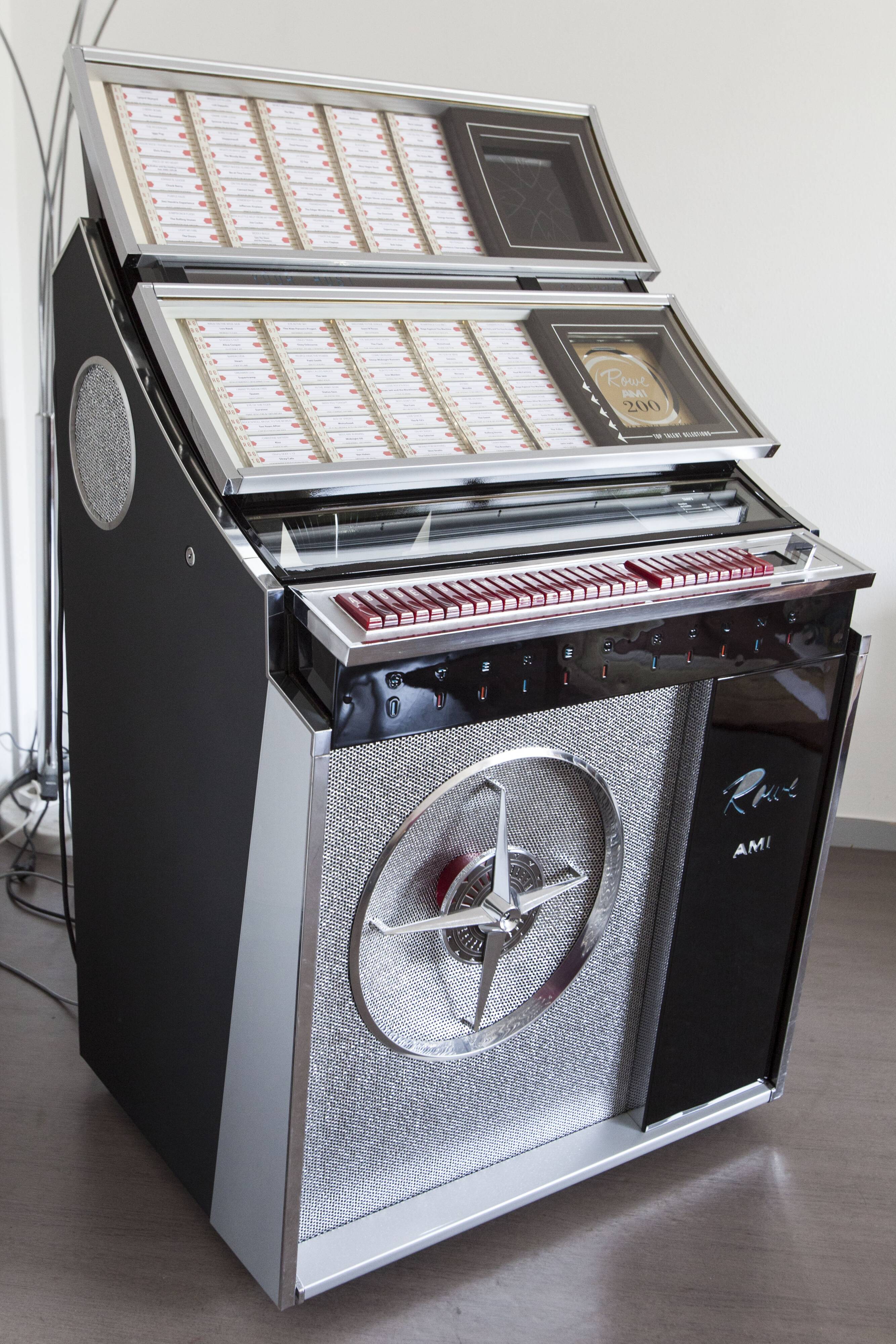 Jukebox Rowe friend from 1963 model "Jal" capa 100 vinyls pop, rock, metal compilation from 1950 to 1990