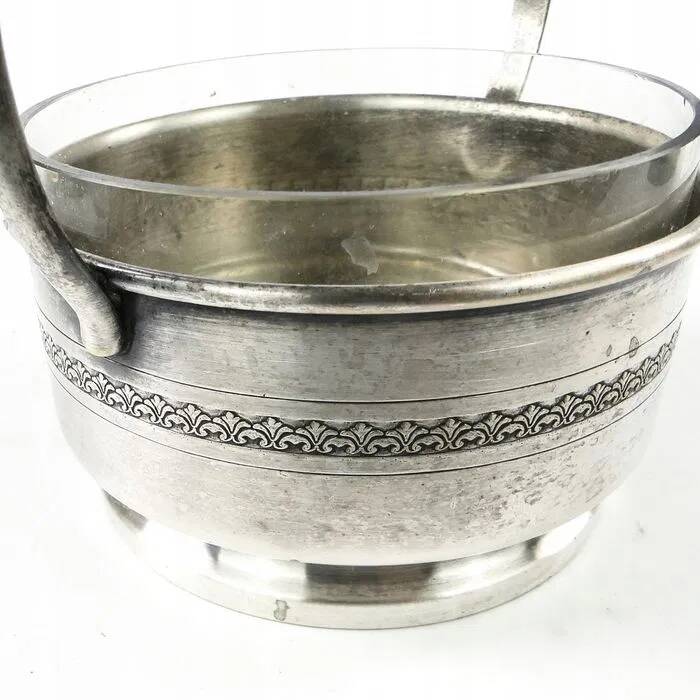 T6H SOPYŁO basket sugar bowl ART DECO