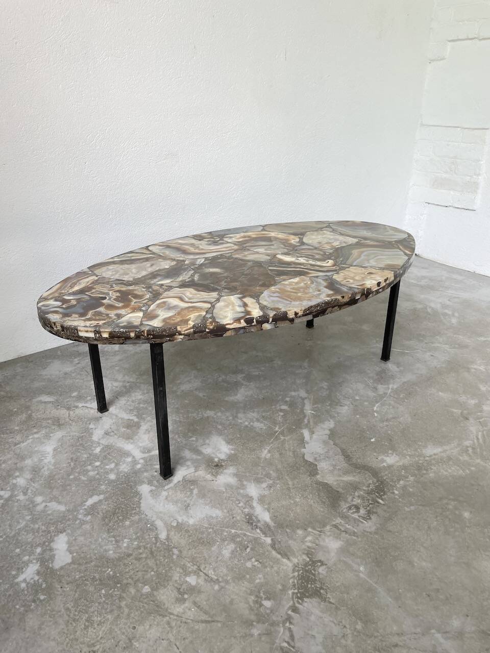 1950s Madagascar aragonite coffee table