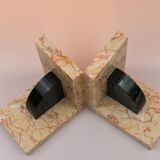 Art Deco Marble Bookends