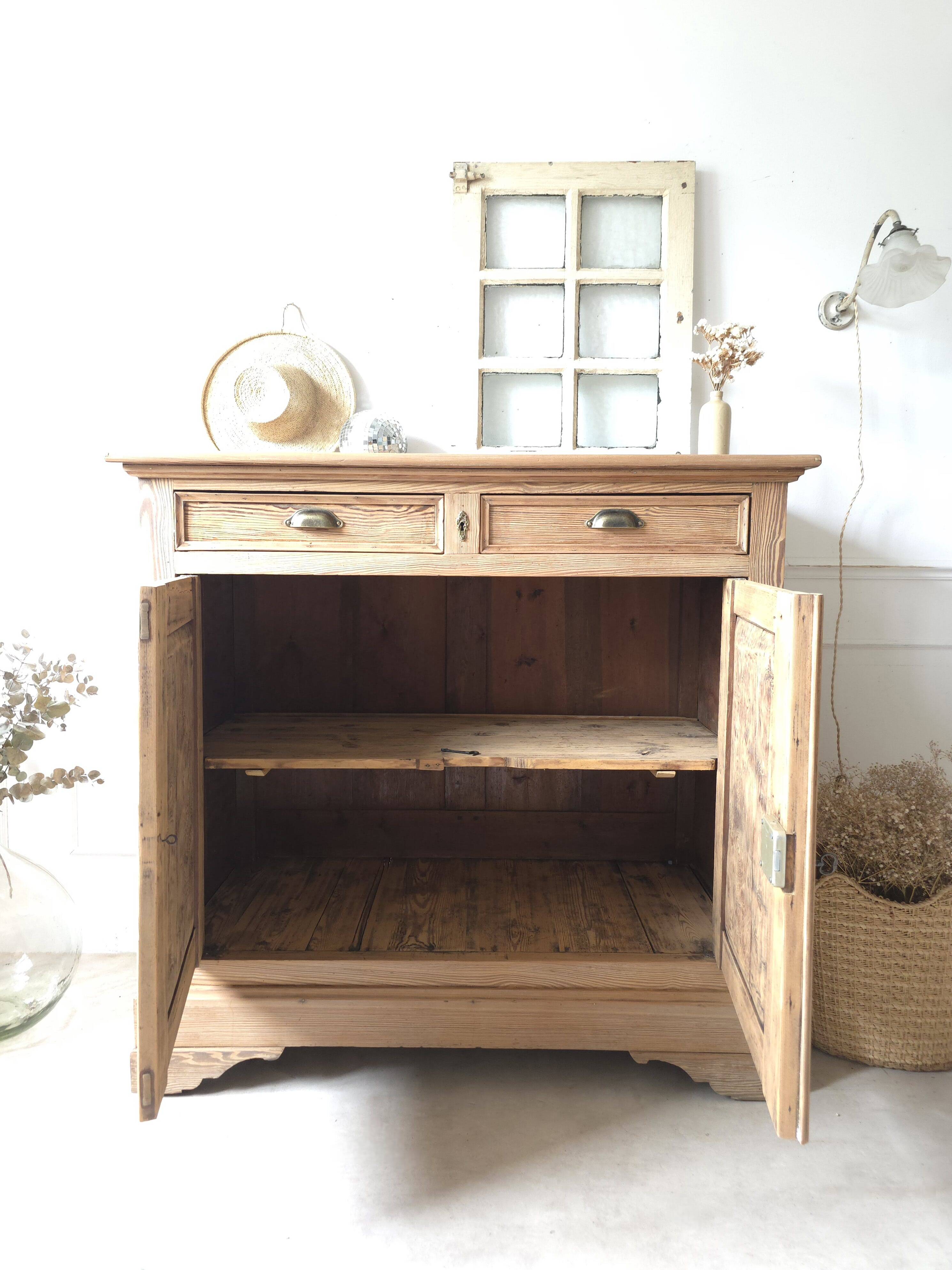Antique wooden sideboard