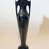 Christofle vase in silver metal