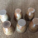 6 tasses en grès