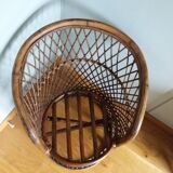 wicker armchair