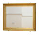 Miroir mural en bois doré français - 86x105cm